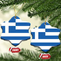 Greece Ceramic Ornament Flag Color Inspiration