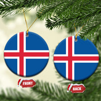Iceland Ceramic Ornament Flag Color Inspiration
