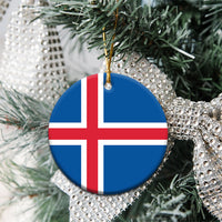 Iceland Ceramic Ornament Flag Color Inspiration