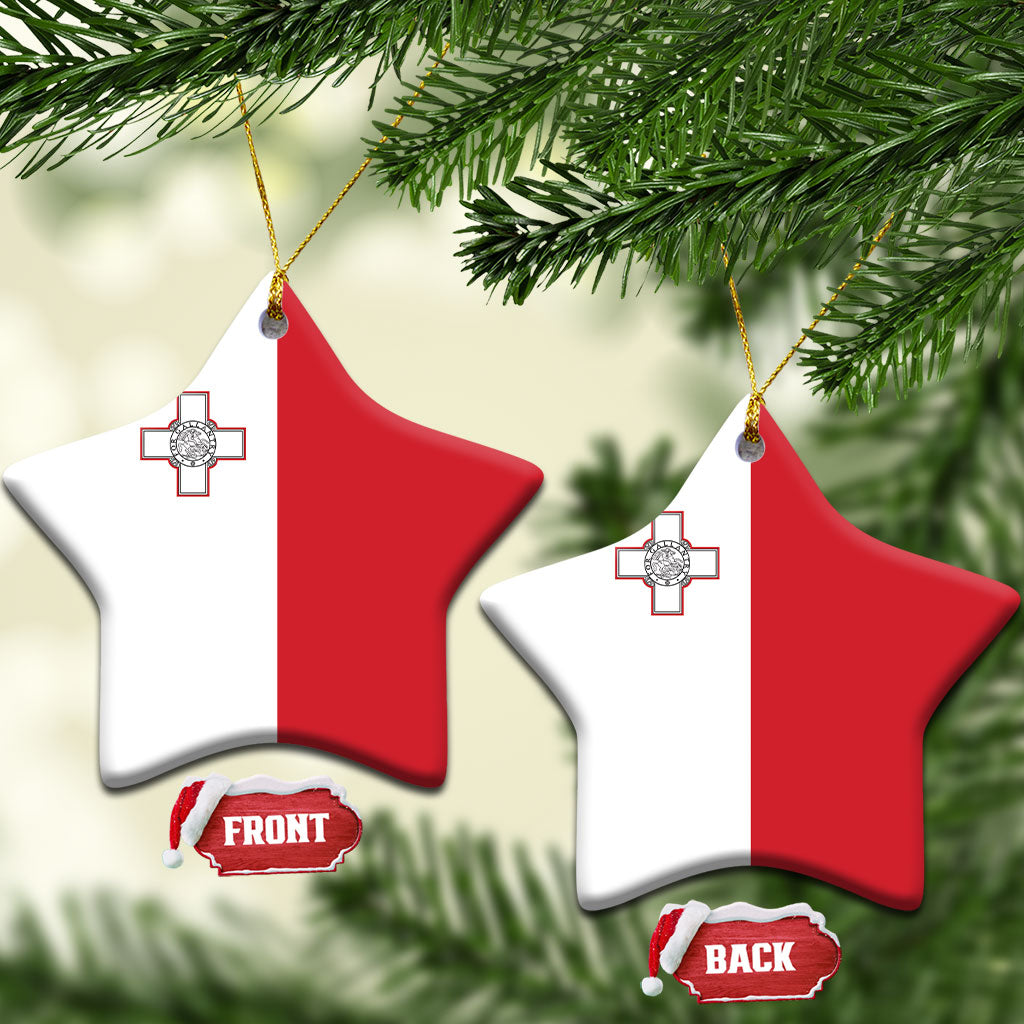 Malta Ceramic Ornament Flag Color Inspiration
