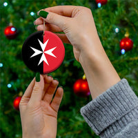 Maltese Cross Ceramic Ornament Flag Color Inspiration