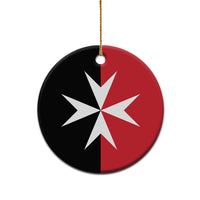 Maltese Cross Ceramic Ornament Flag Color Inspiration