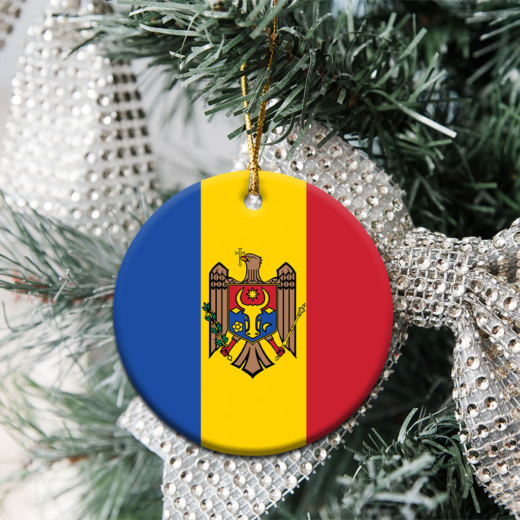 Moldova Ceramic Ornament Flag Color Inspiration