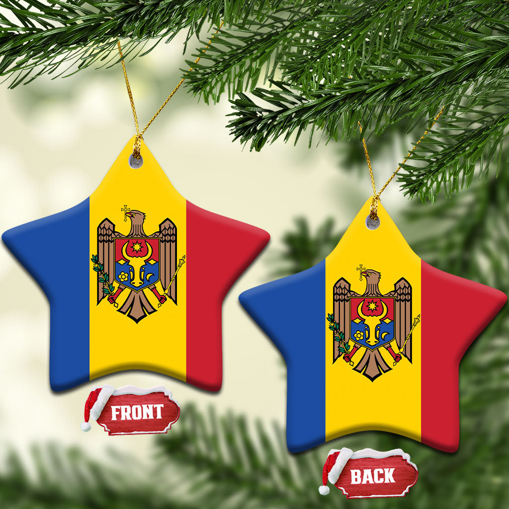 Moldova Ceramic Ornament Flag Color Inspiration