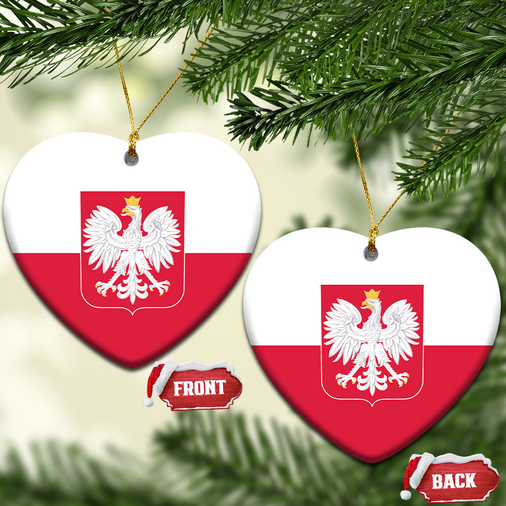 Poland Ceramic Ornament Flag Color Inspiration