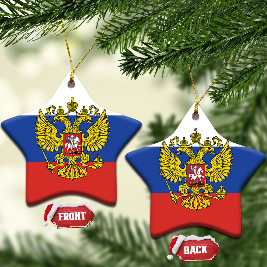 Russia Ceramic Ornament Flag Color Inspiration