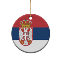 Serbia Ceramic Ornament Flag Color Inspiration