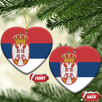 Serbia Ceramic Ornament Flag Color Inspiration