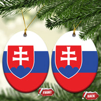 Slovakia Ceramic Ornament Flag Color Inspiration