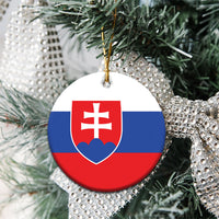 Slovakia Ceramic Ornament Flag Color Inspiration