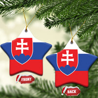 Slovakia Ceramic Ornament Flag Color Inspiration