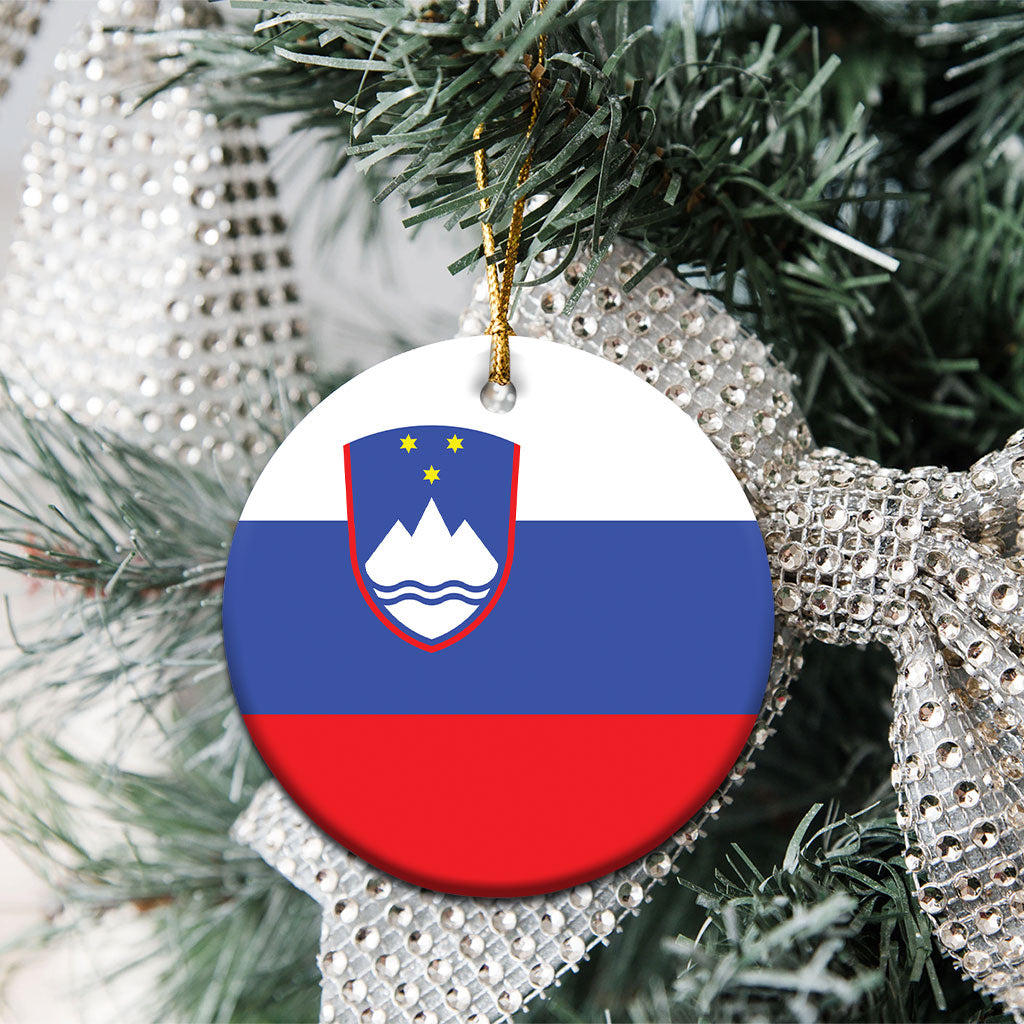 Slovenia Ceramic Ornament Flag Color Inspiration