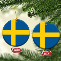 Sweden Ceramic Ornament Flag Color Inspiration