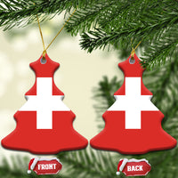 Switzerland Ceramic Ornament Flag Color Inspiration