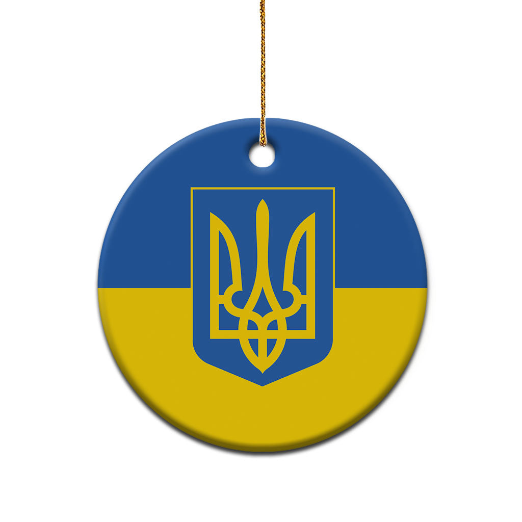 Ukraine Ceramic Ornament Flag Color Inspiration