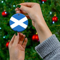 Scotland Ceramic Ornament Flag Color Inspiration