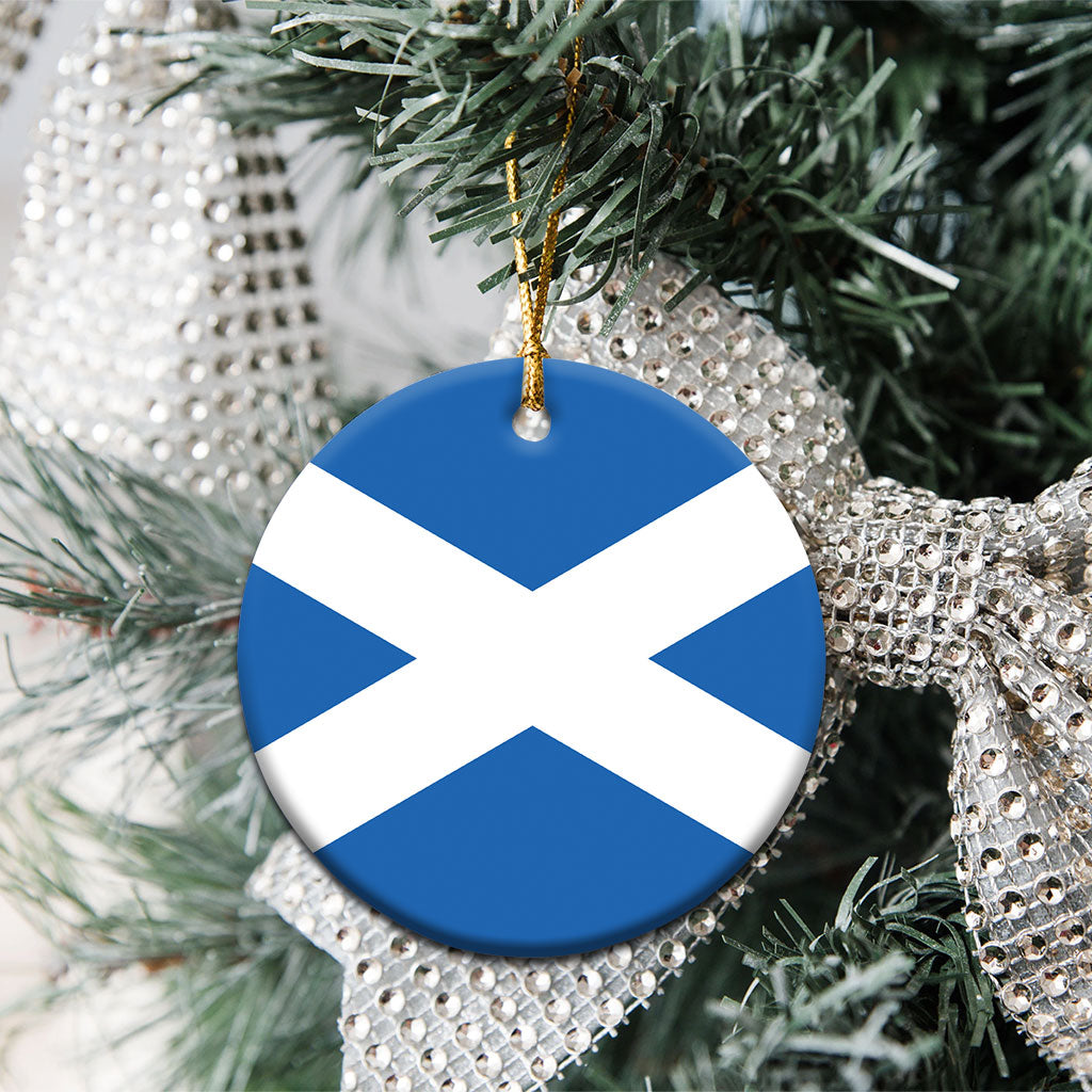 Scotland Ceramic Ornament Flag Color Inspiration