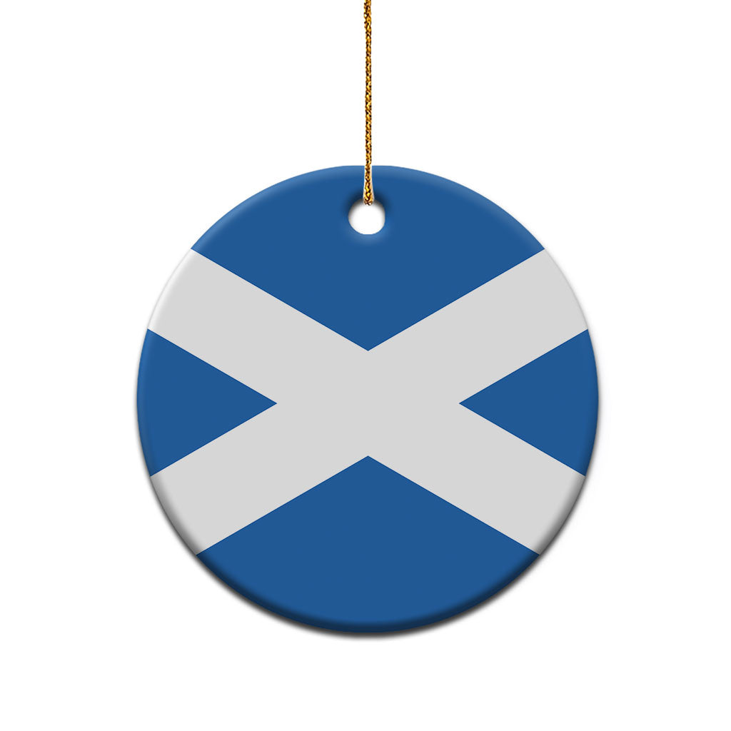 Scotland Ceramic Ornament Flag Color Inspiration