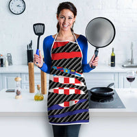 Croatia Beast Apron Ripped Flag Graphic - Wonder Print Shop