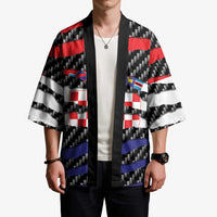 Croatia Beast Kimono Ripped Flag Graphic - Wonder Print Shop