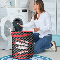 Poland Beast Laundry Basket Ripped Flag Graphic - Wonder Print Shop