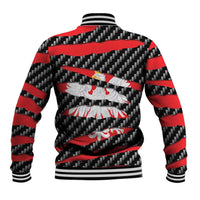 Poland Beast Baseball Jacket Ripped Flag Graphic - Wonder Print Shop