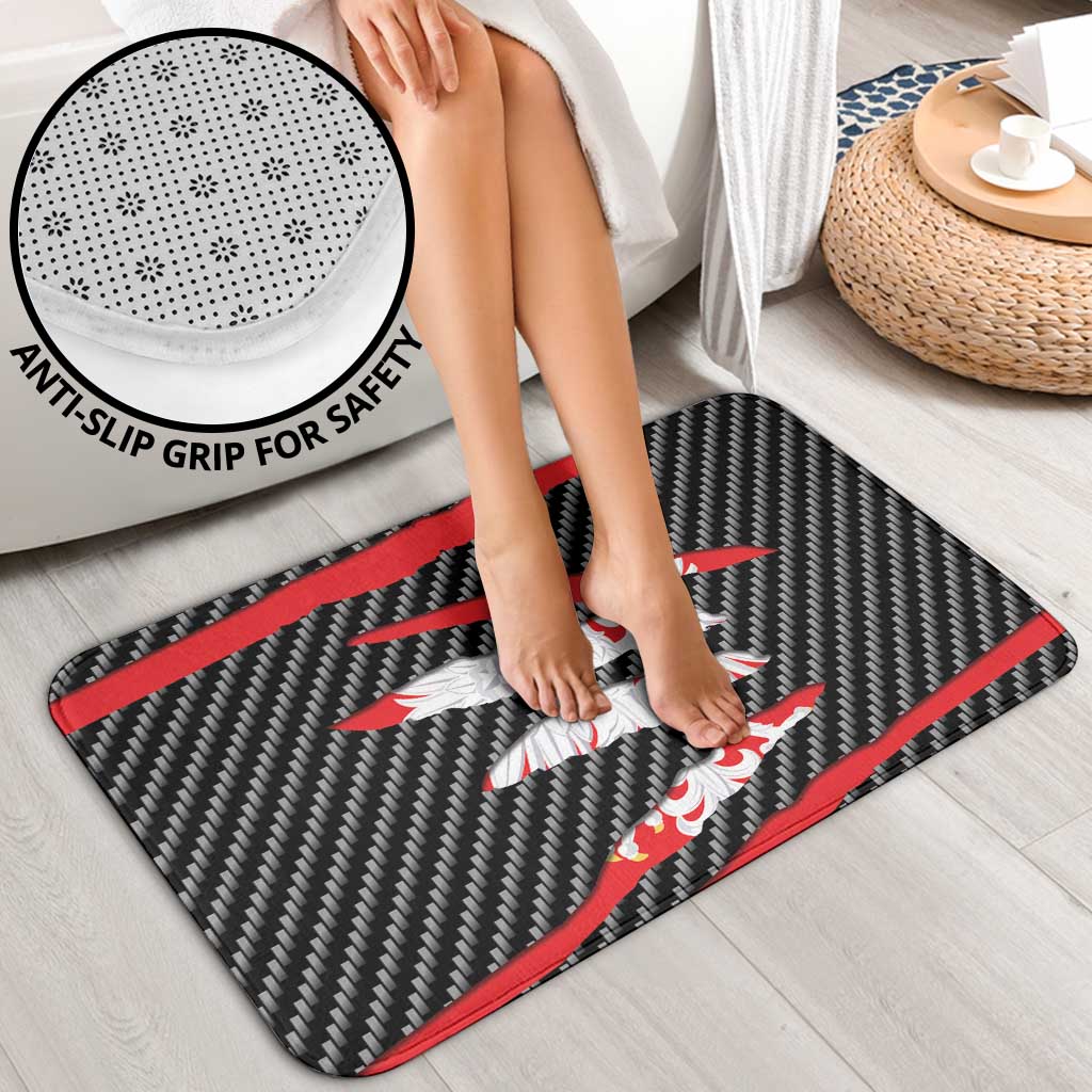 Poland Beast Bathroom Set Ripped Flag Graphic - Wonder Print Shop