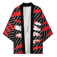 Poland Beast Kimono Ripped Flag Graphic - Wonder Print Shop