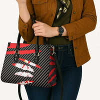 Poland Beast Leather Bag Ripped Flag Graphic - Wonder Print Shop
