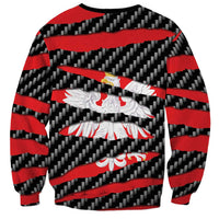 Poland Beast Sweatshirt Ripped Flag Graphic - Wonder Print Shop
