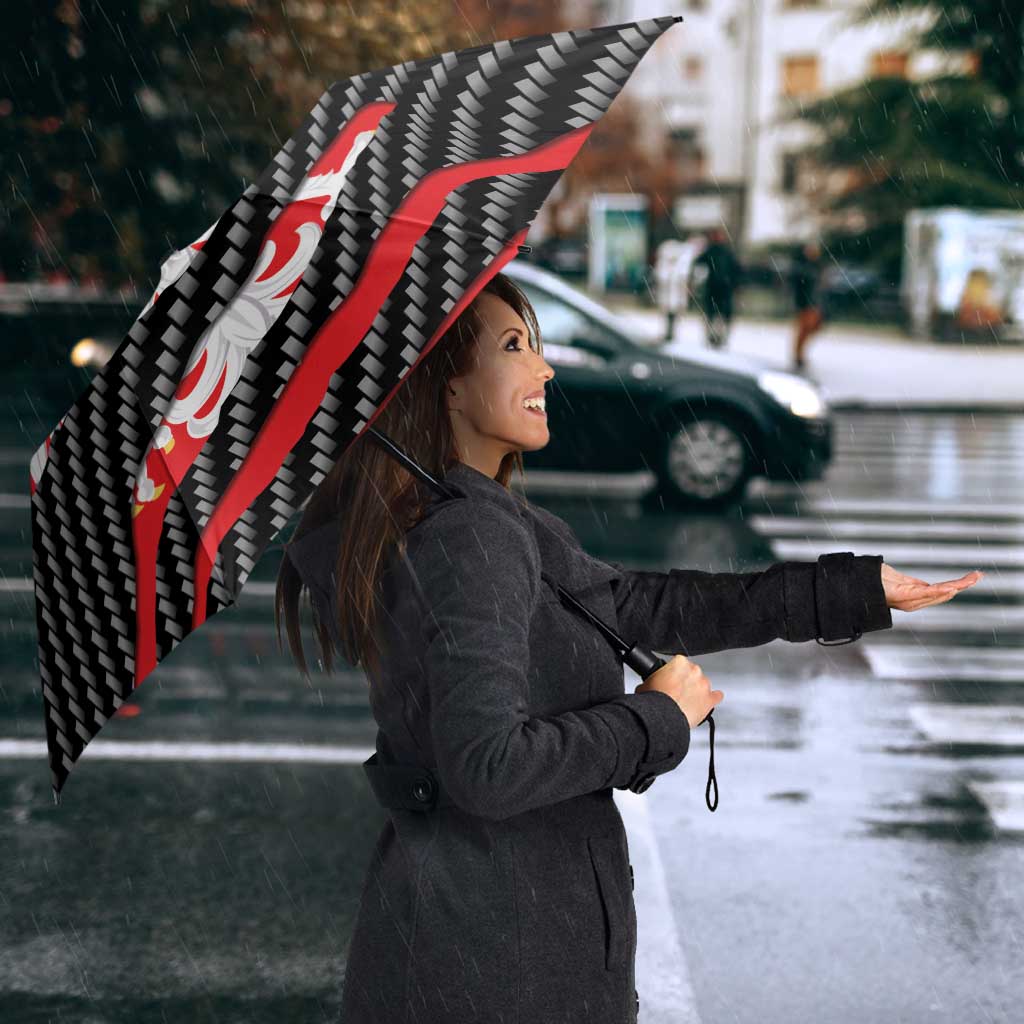 Poland Beast Umbrella Ripped Flag Graphic - Wonder Print Shop