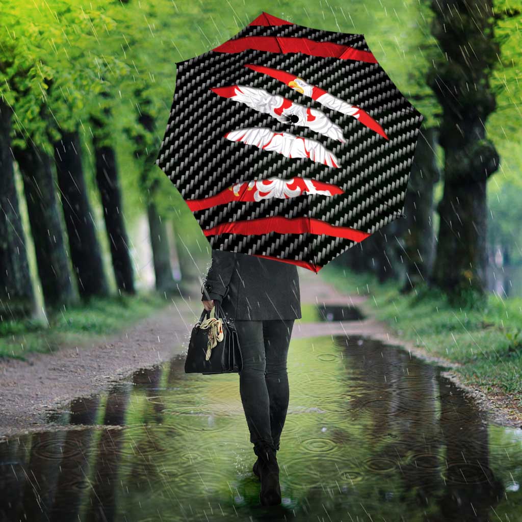 Poland Beast Umbrella Ripped Flag Graphic - Wonder Print Shop