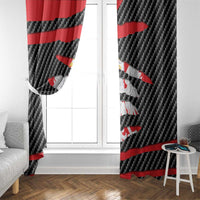 Poland Beast Window Curtain Ripped Flag Graphic - Wonder Print Shop