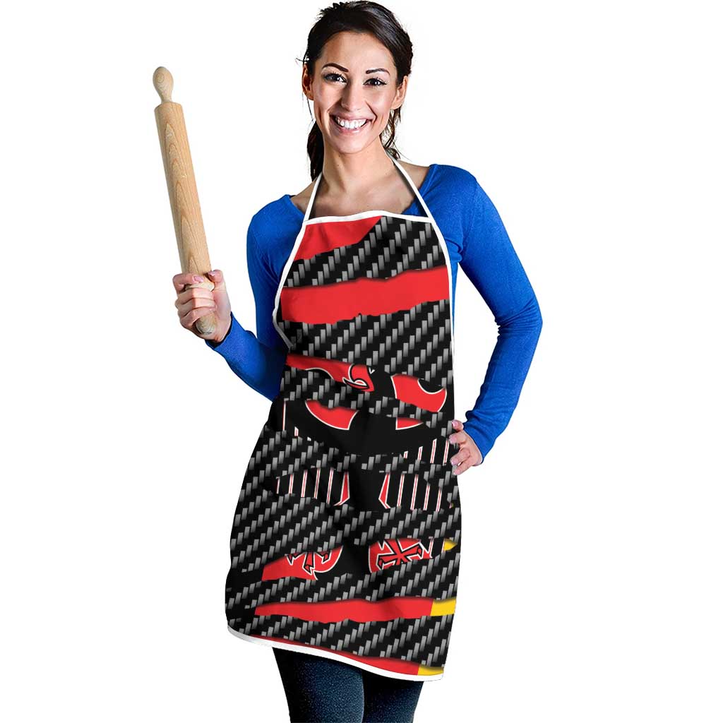 Germany Beast Apron Ripped Flag Graphic - Wonder Print Shop