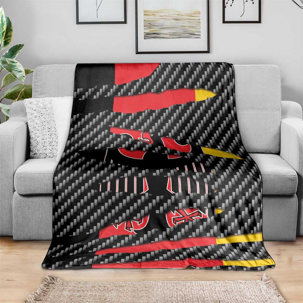 Germany Beast Blanket Ripped Flag Graphic - Wonder Print Shop