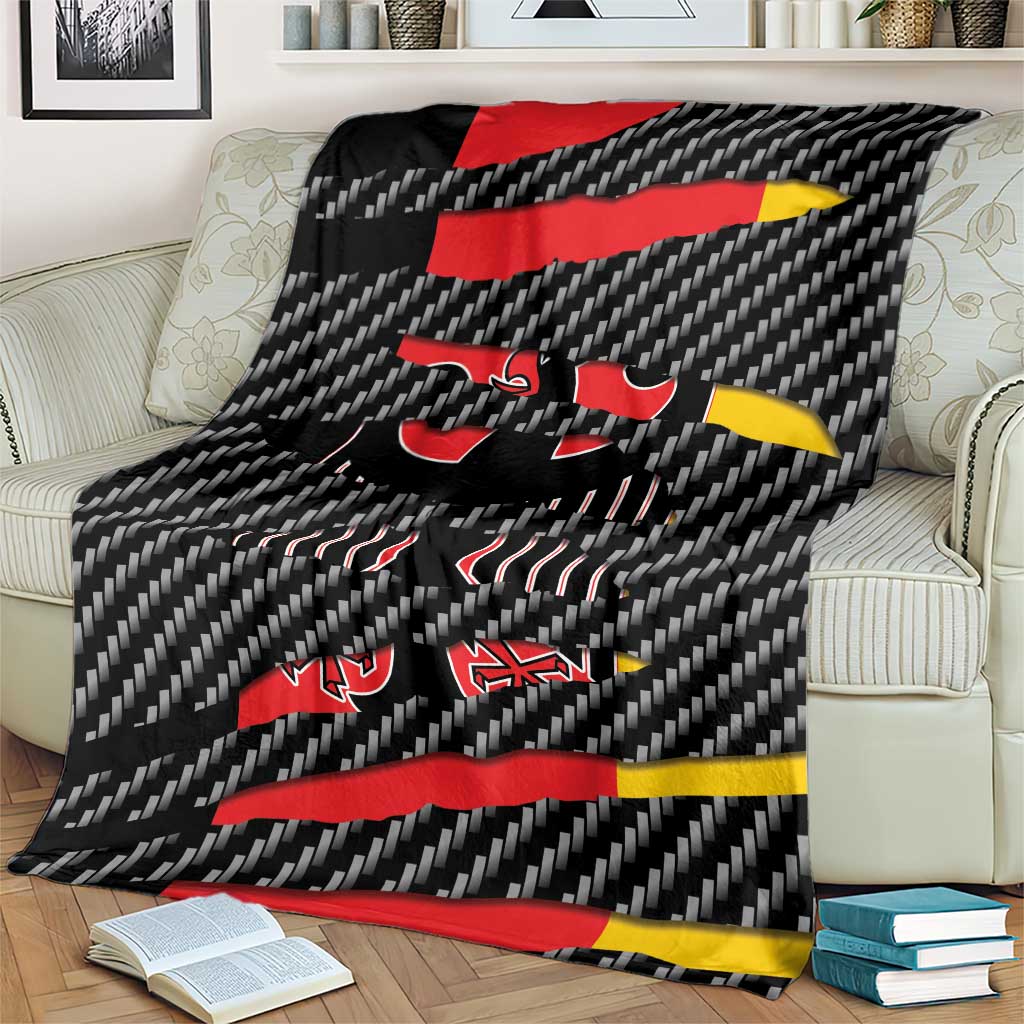 Germany Beast Blanket Ripped Flag Graphic - Wonder Print Shop