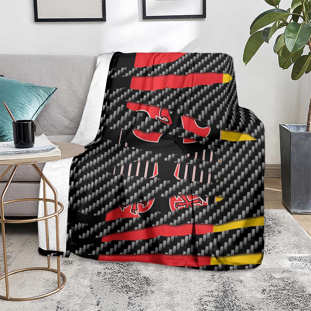 Germany Beast Blanket Ripped Flag Graphic - Wonder Print Shop