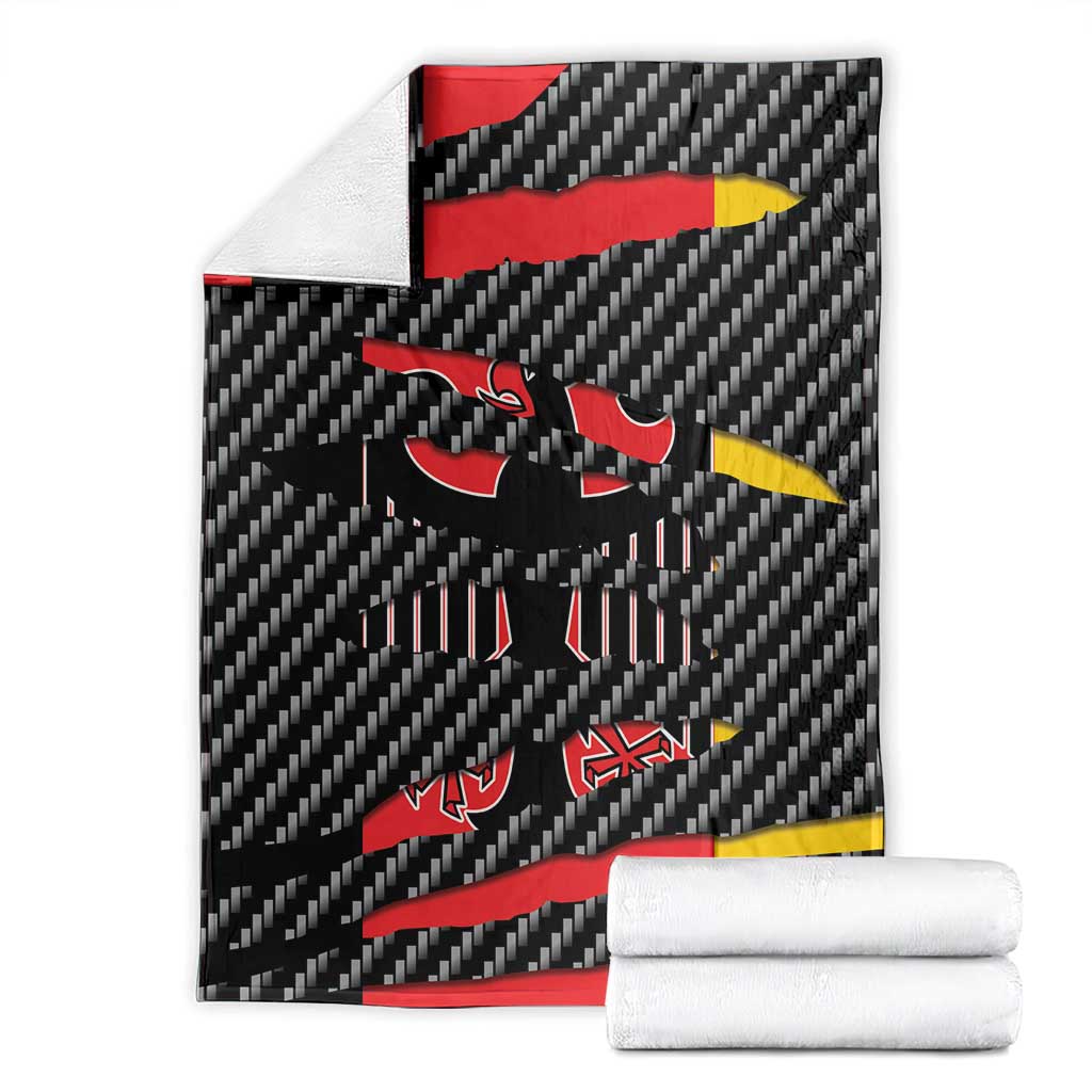 Germany Beast Blanket Ripped Flag Graphic - Wonder Print Shop