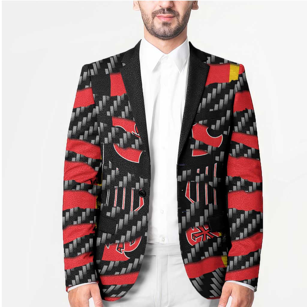 Germany Beast Blazer Ripped Flag Graphic - Wonder Print Shop