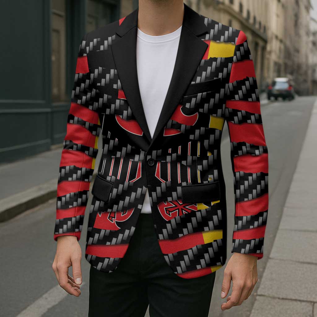 Germany Beast Blazer Ripped Flag Graphic - Wonder Print Shop