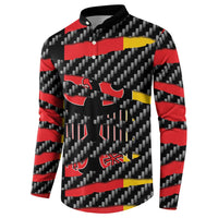 Germany Beast Button Sweatshirt Ripped Flag Graphic - Wonder Print Shop