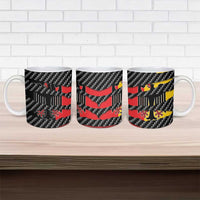 Germany Beast Ceramic Mug Ripped Flag Graphic - Wonder Print Shop
