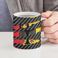 Germany Beast Ceramic Mug Ripped Flag Graphic - Wonder Print Shop