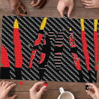 Germany Beast Puzzle Ripped Flag Graphic - Wonder Print Shop