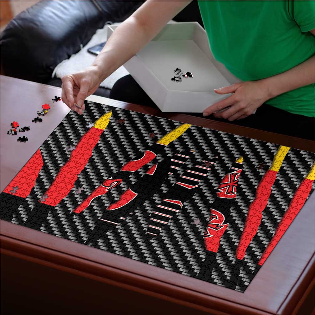 Germany Beast Puzzle Ripped Flag Graphic - Wonder Print Shop