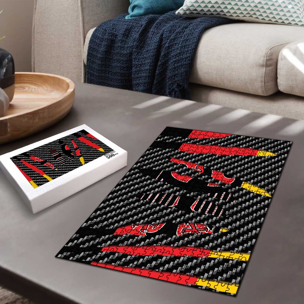 Germany Beast Puzzle Ripped Flag Graphic - Wonder Print Shop