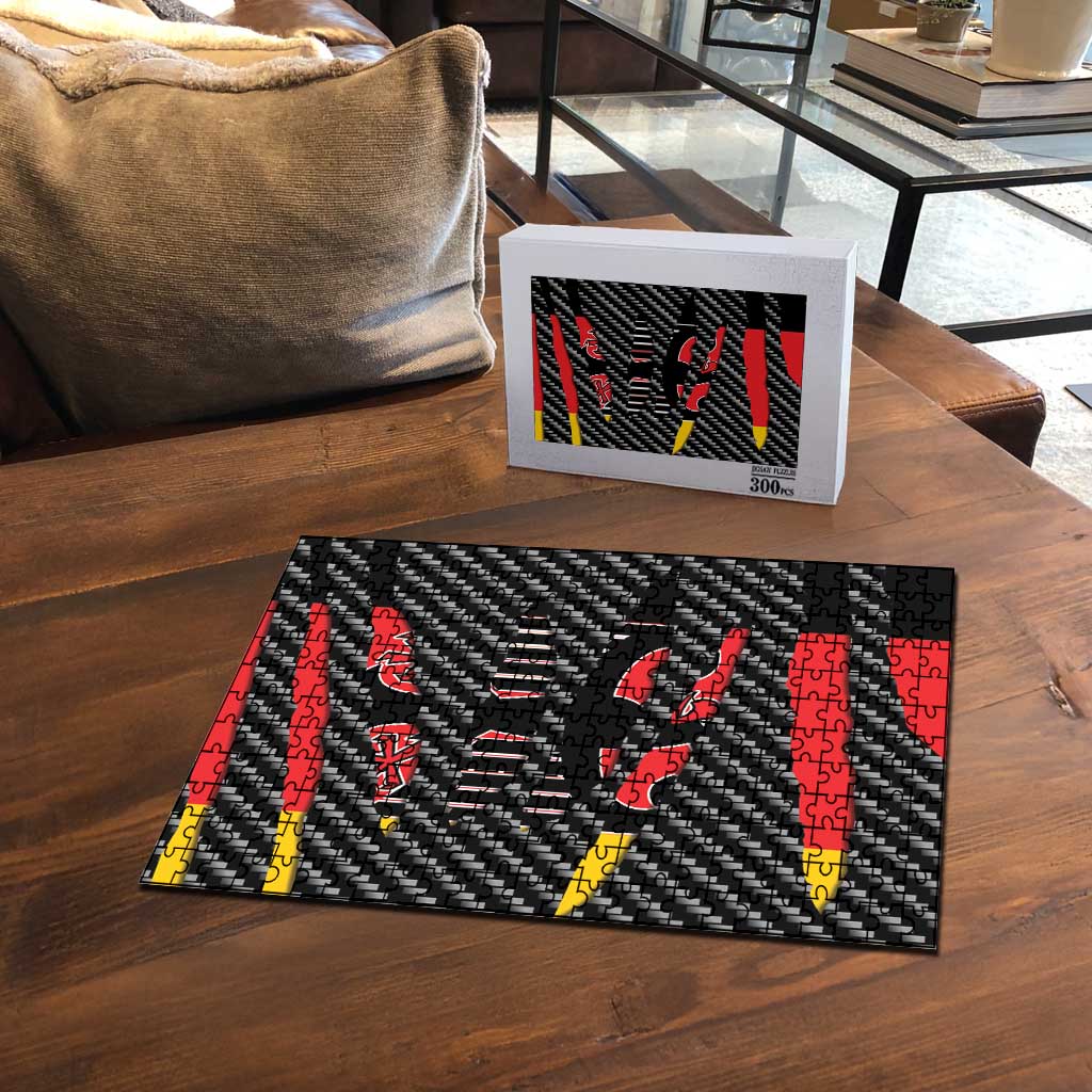 Germany Beast Puzzle Ripped Flag Graphic - Wonder Print Shop