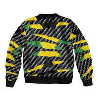 Jamaica Beast Bomber Jacket Ripped Flag Graphic - Wonder Print Shop