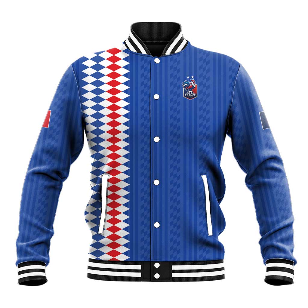 Custom World Football 2026 France Baseball Jacket Les Bleus Road To Champions - Wonder Print Shop