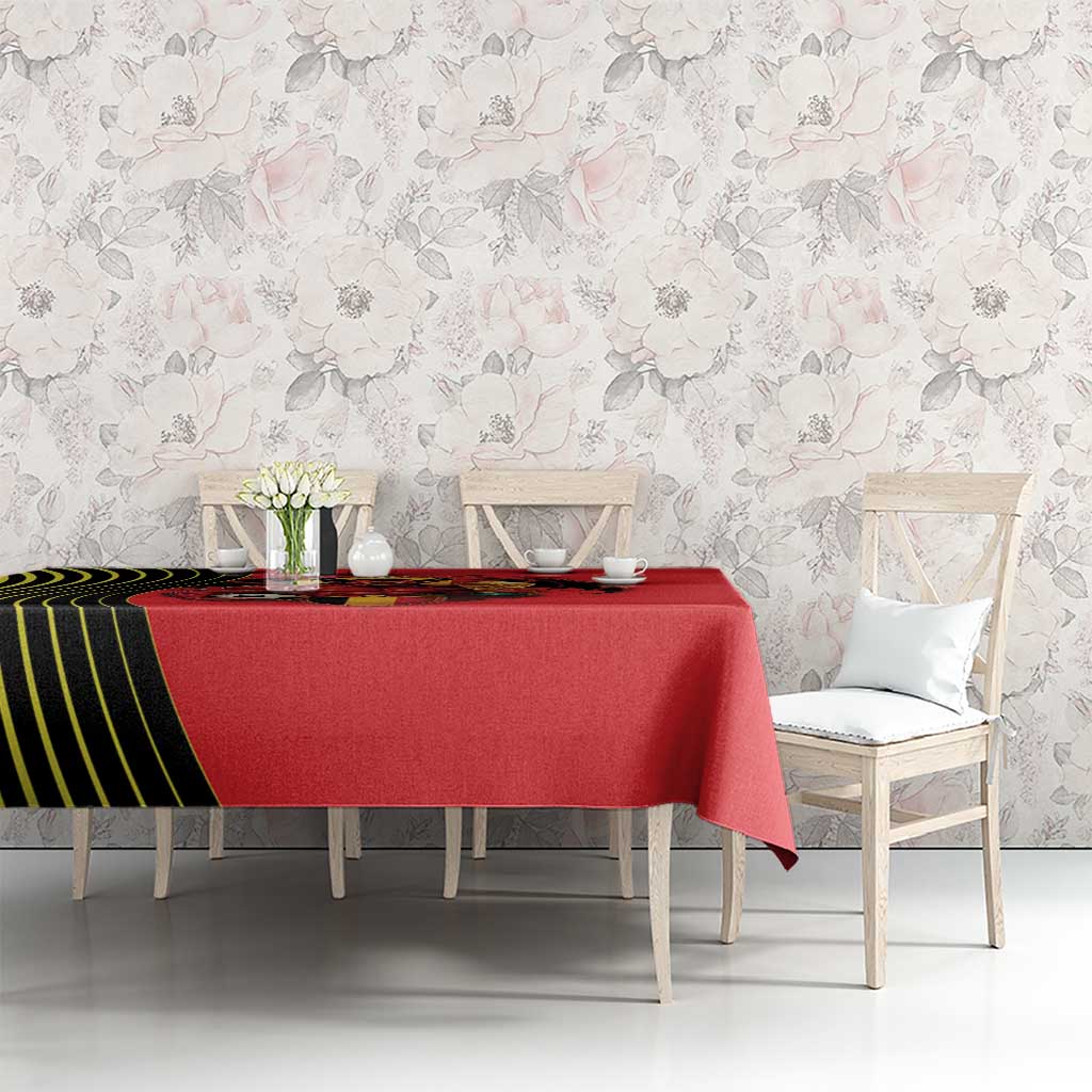 World Football 2026 Belgium Tablecloth Red Devils Go Champions - Wonder Print Shop